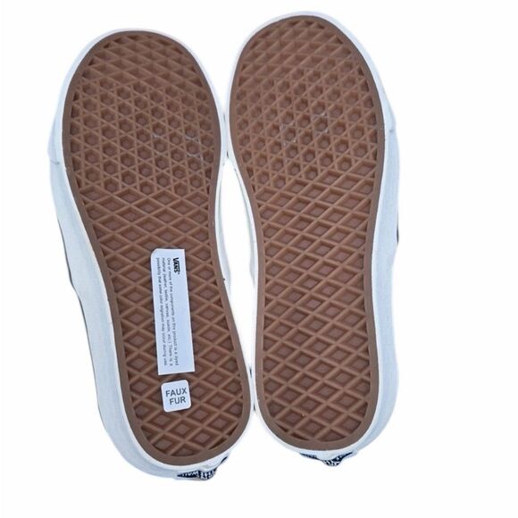 NEW Vans Classic Slip On Cozy Hug Women's 6.5 Brown Suede Sherpa Lined - Picture 7 of 8